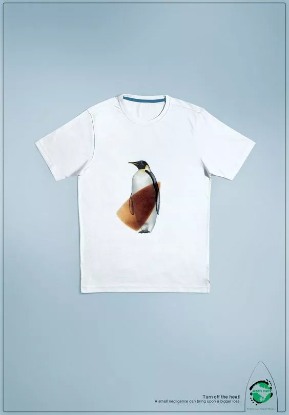 camiseta con pinguino